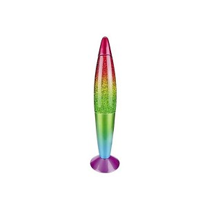 Glitter Rainbow lava lampa