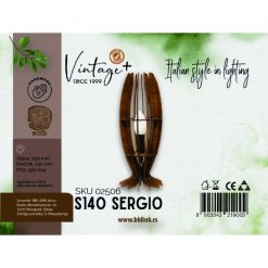 VINTAGE SERGIO S140 STONA LAMPA - Lumen rasveta